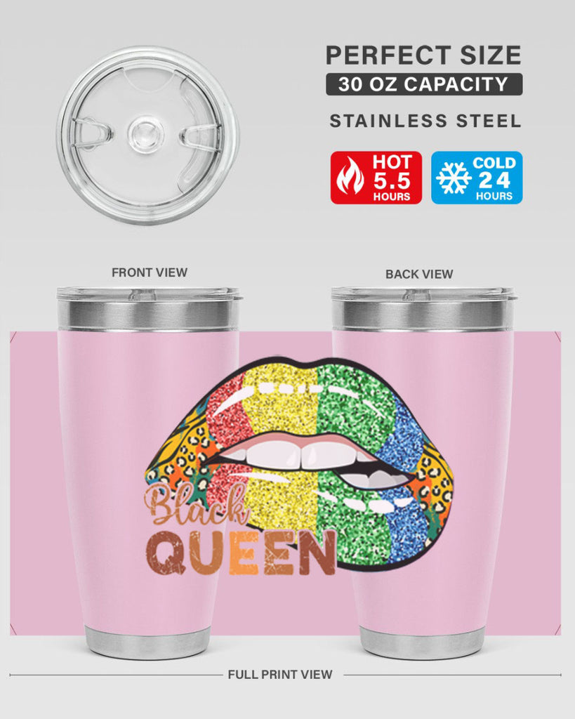 Juneteenth Black Queen Sexy Lip Png 35#- Juneteenth- tumbler
