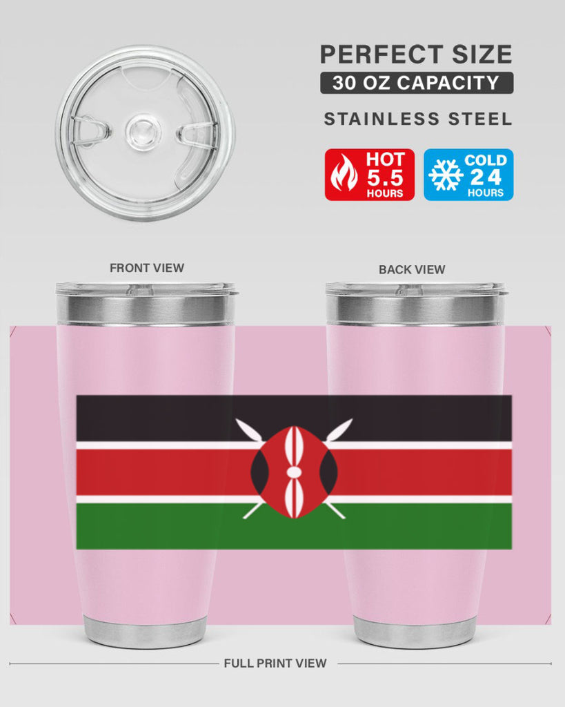 Kenya 110#- world flags- Tumbler