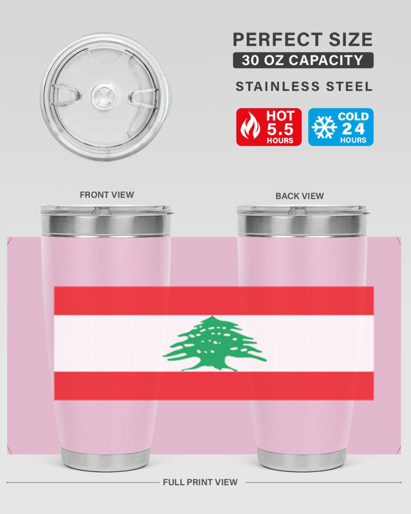 Lebanon 103#- world flags- Tumbler