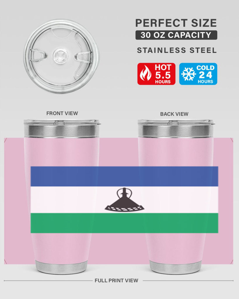 Lesotho 102#- world flags- Tumbler