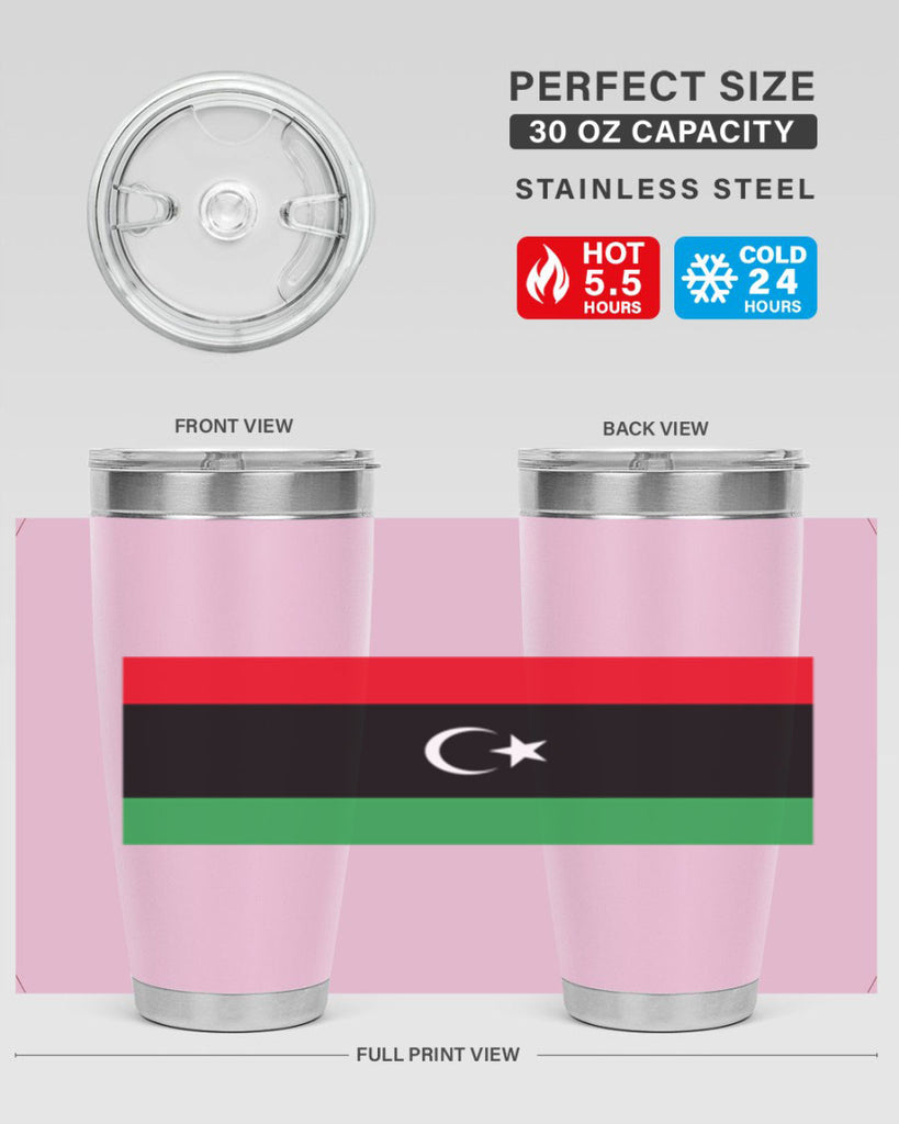 Libya 100#- world flags- Tumbler
