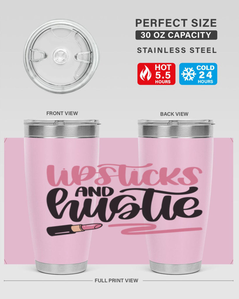 Lipstick And Hustie Style 59#- make up- Tumbler