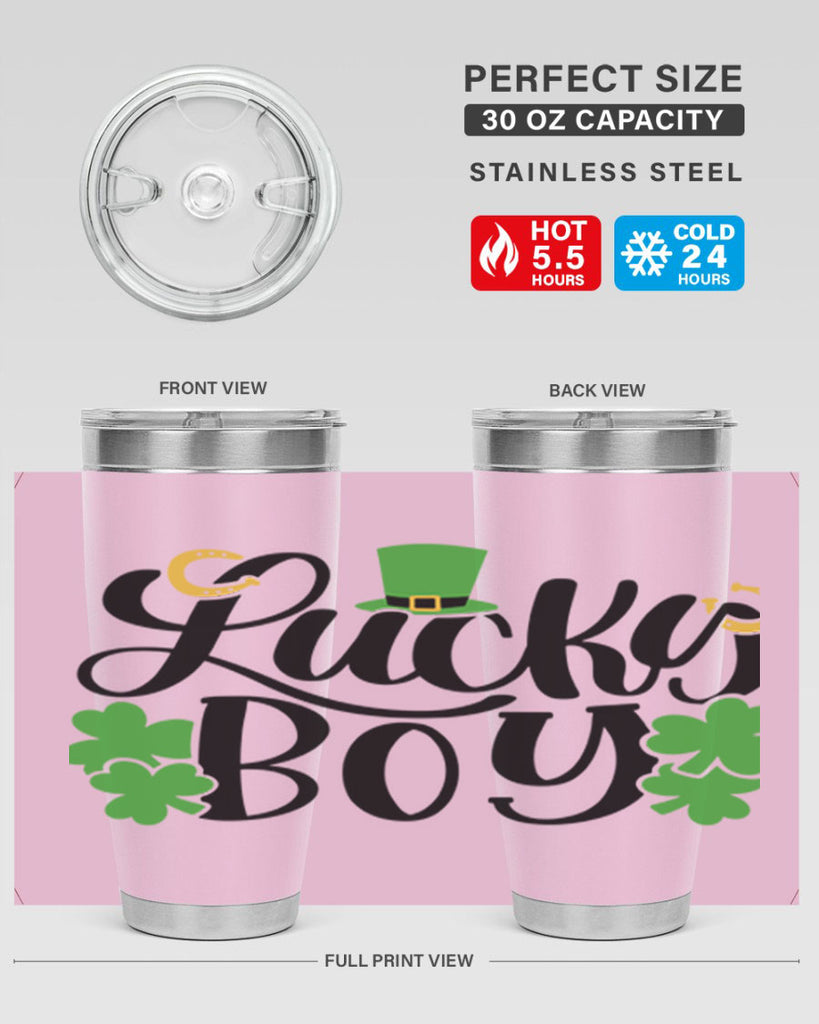 Lucky Boy Style 59#- St Patricks Day- Tumbler