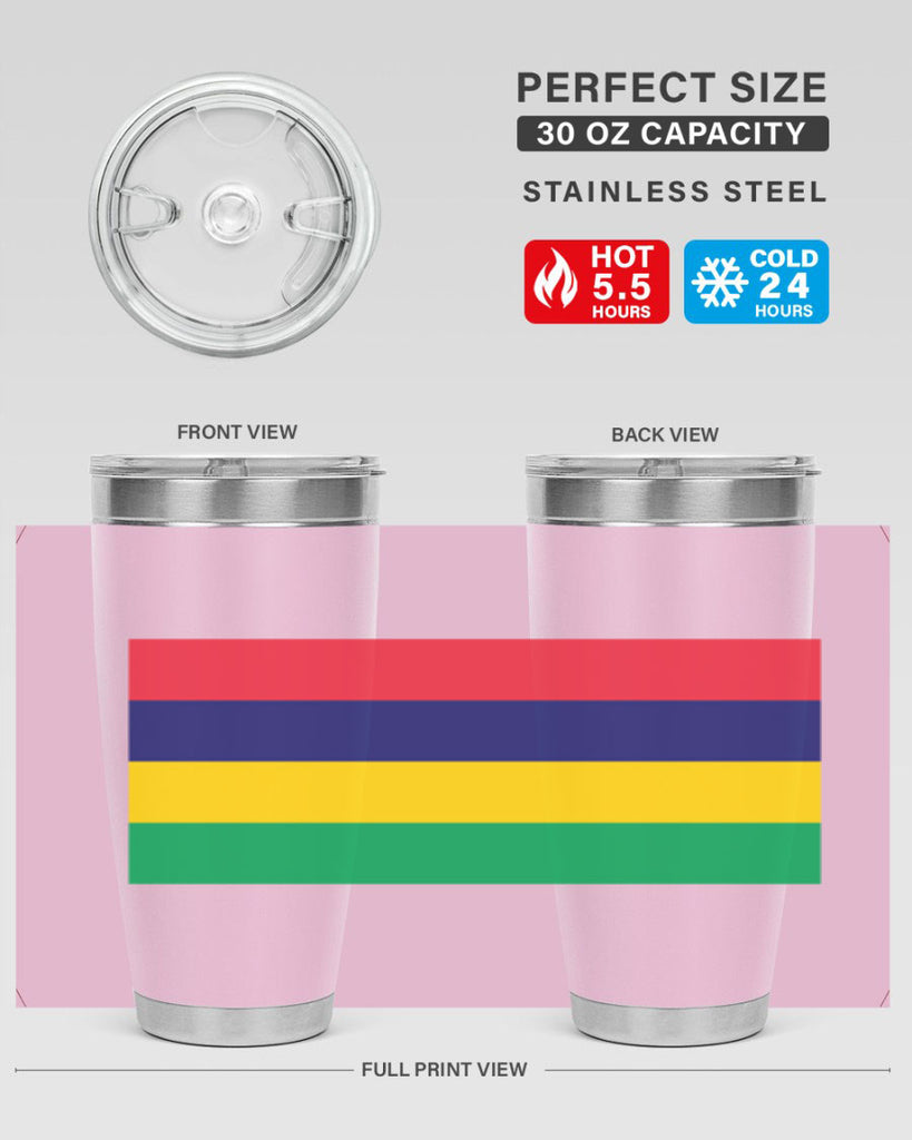 Mauritius 88#- world flags- Tumbler