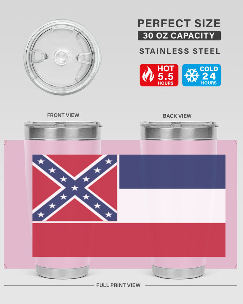 Mississippi 28#- Us Flags- Tumbler