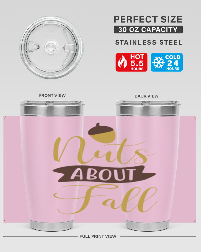 Nuts About Fall 442#- fall- Tumbler
