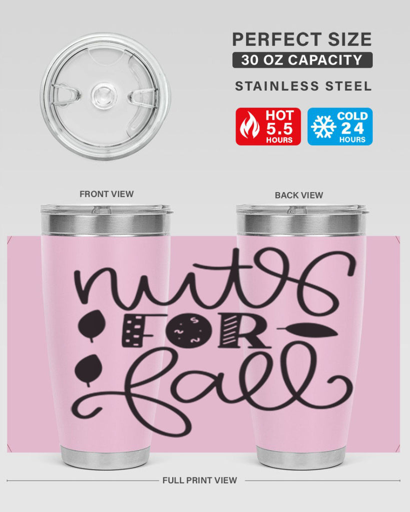 Nuts For Fall 446#- fall- Tumbler
