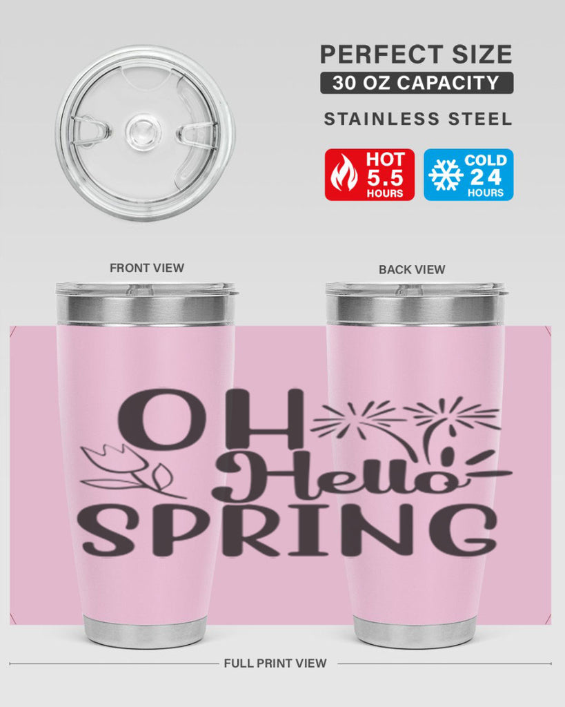 Oh hello spring 358#- spring- Tumbler