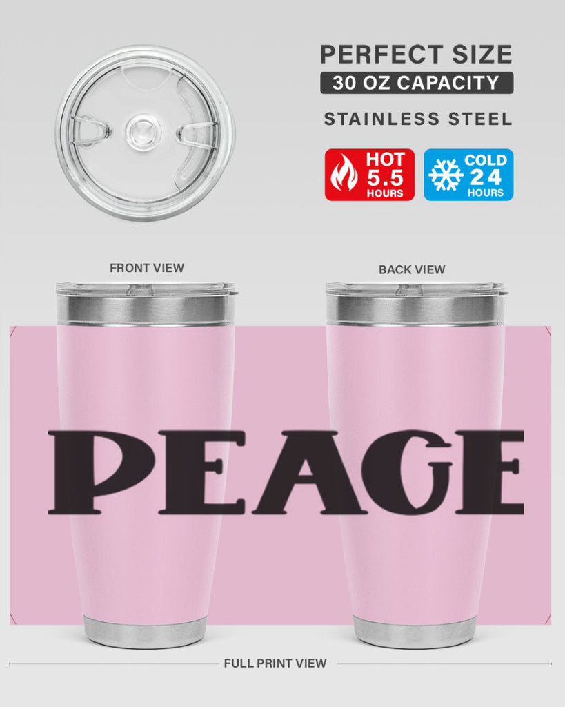 Peace Style 40#- St Patricks Day- Tumbler