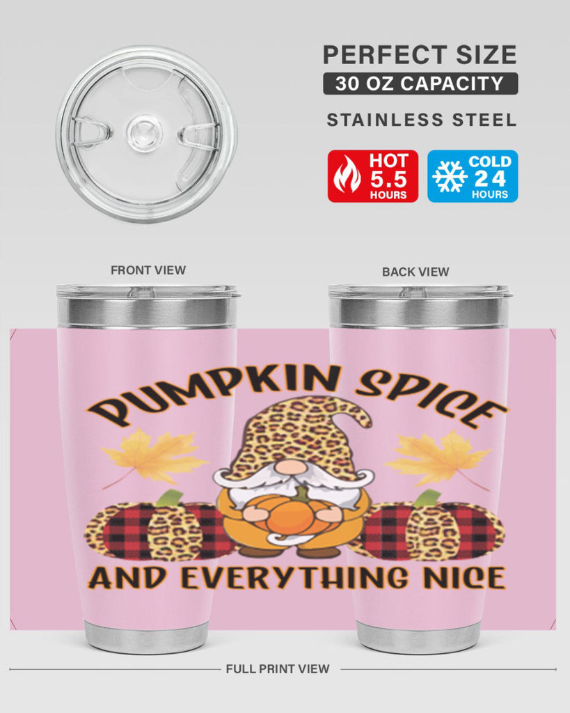Pumpkin Spice and Everything Nice 534#- fall- Tumbler