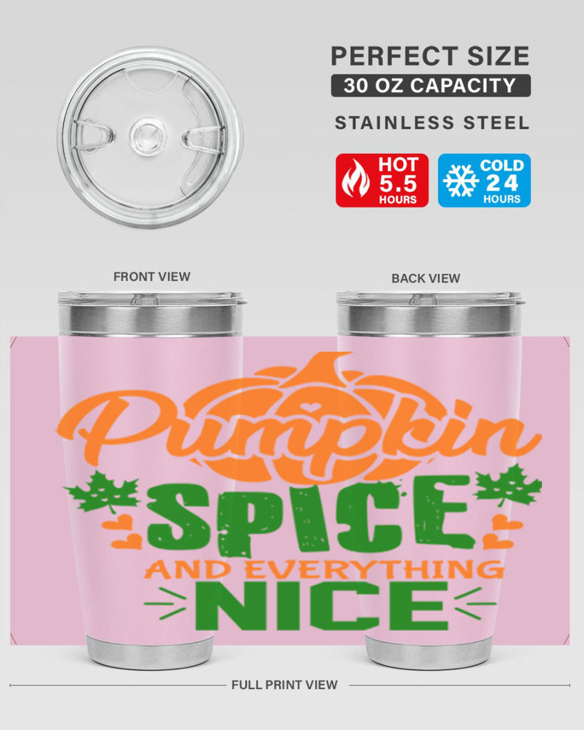 Pumpkin Spice and Everything Nice 538#- fall- Tumbler