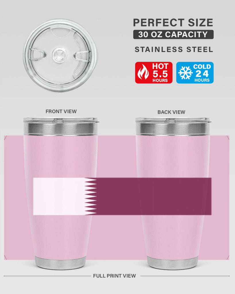 Qatar 56#- world flags- Tumbler