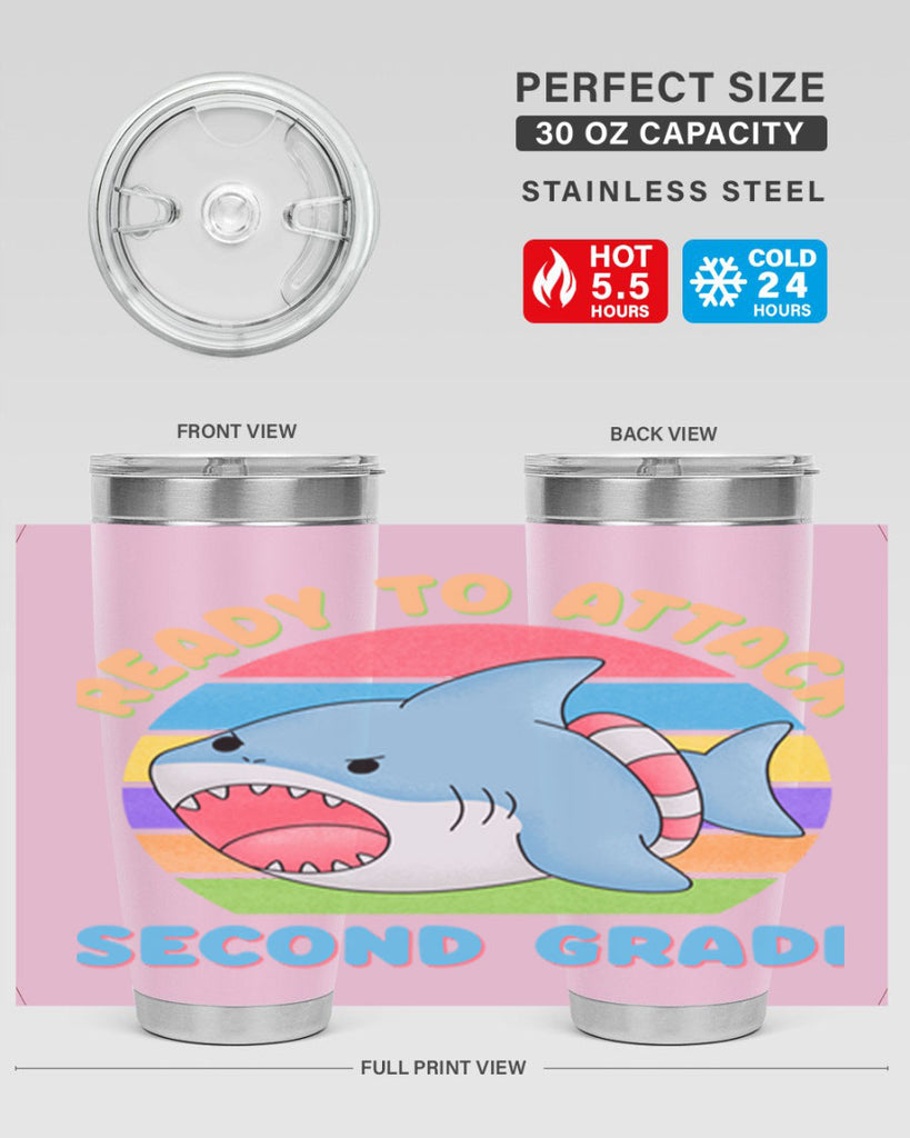 Ready to Attack 2nd Grade 19#- second grade- Tumbler