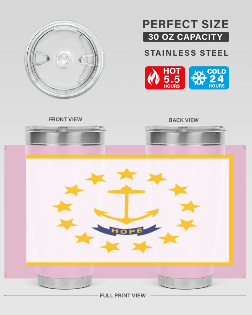 Rhode Island 13#- Us Flags- Tumbler