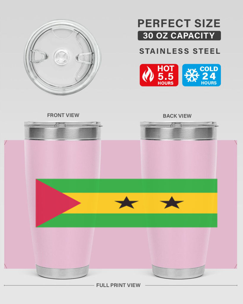 Sao Tome and Principe 47#- world flags- Tumbler