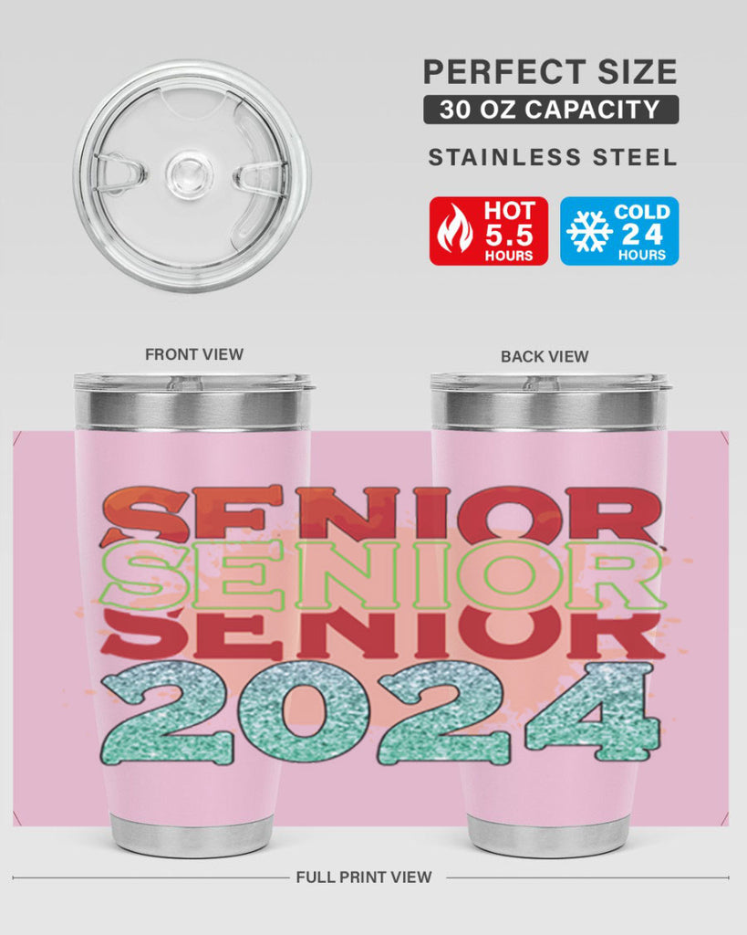 Senior 2024 1 11#- 12th grade- Tumbler