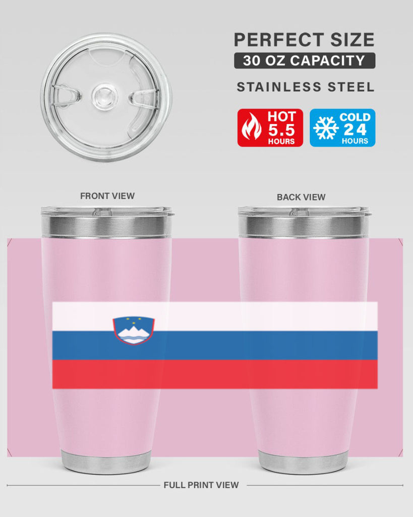 Slovenia 39#- world flags- Tumbler