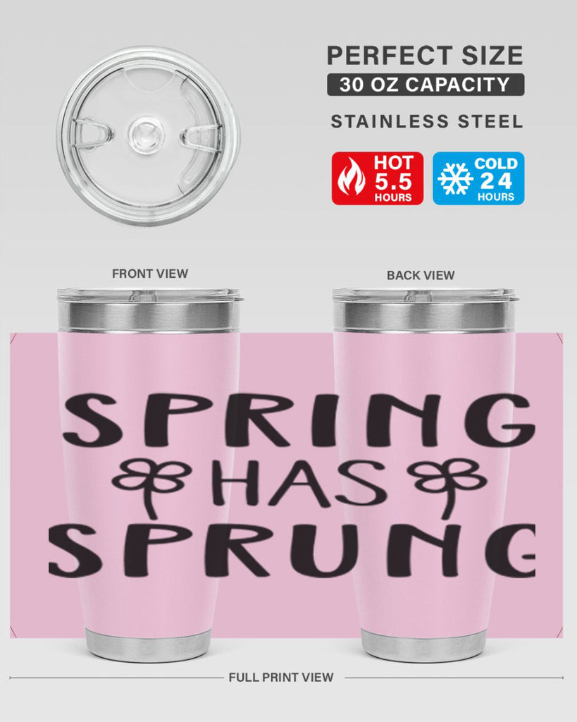 Spring has sprung design  490#- spring- Tumbler