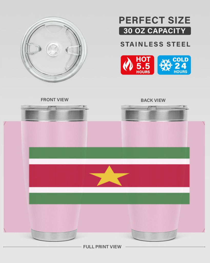 Suriname 30#- world flags- Tumbler