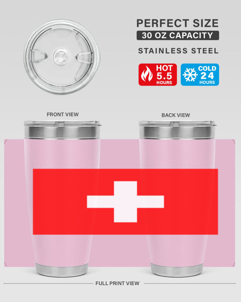 Switzerland 28#- world flags- Tumbler