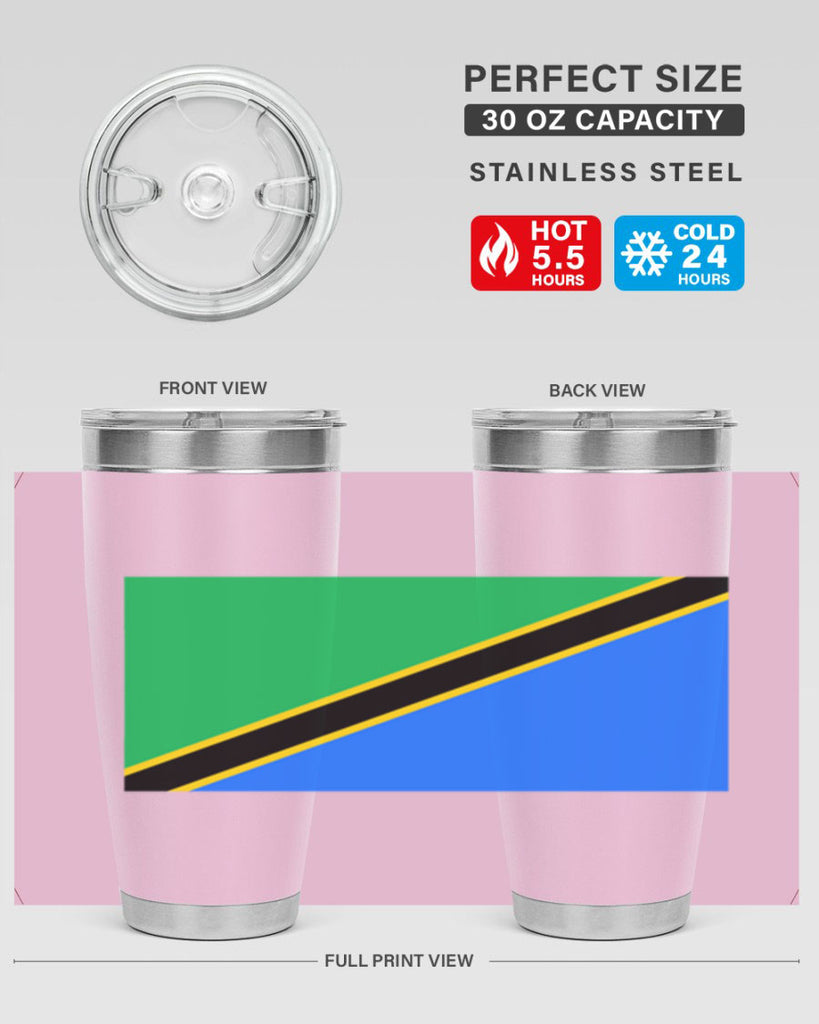Tanzania 24#- world flags- Tumbler