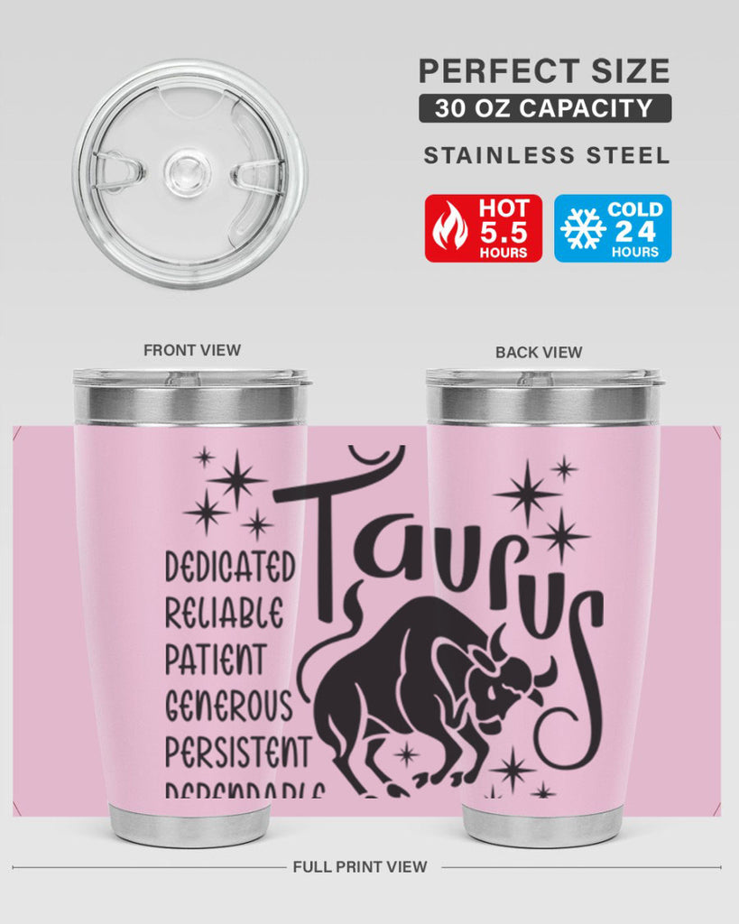 Taurus 486#- zodiac- Tumbler