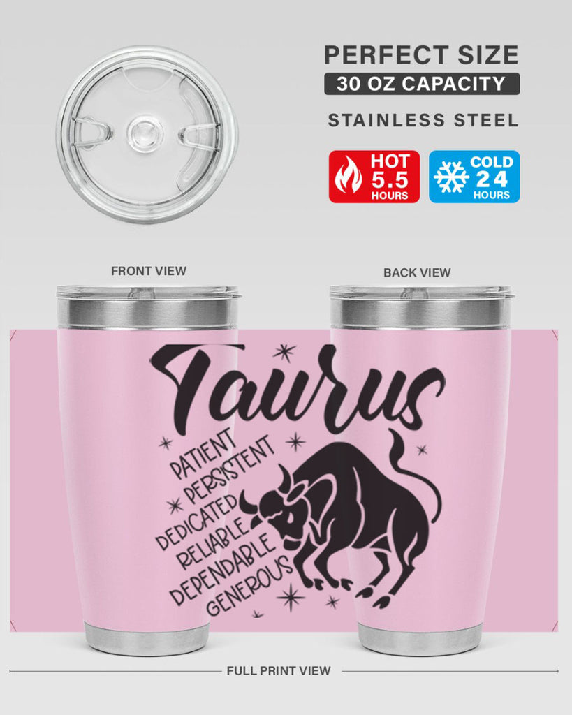 Taurus 492#- zodiac- Tumbler