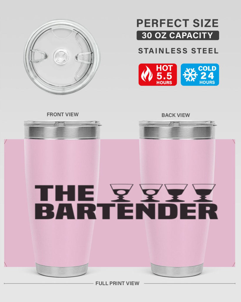 The bartender Style 12#- bartender- tumbler