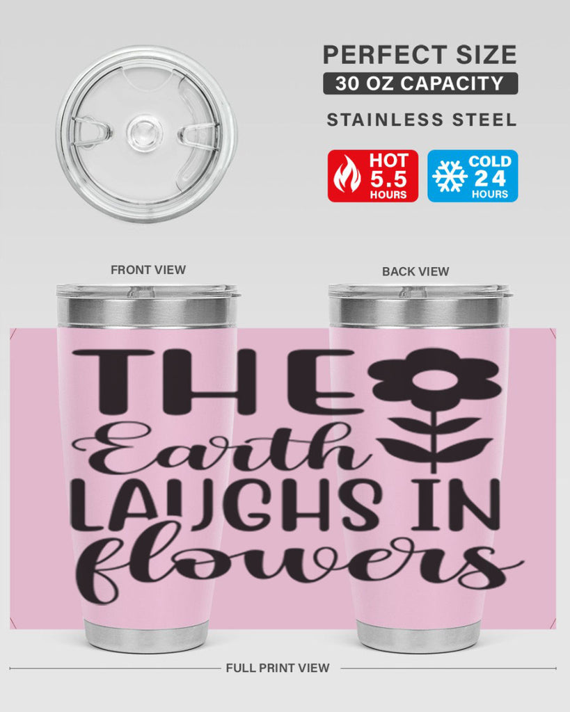 The earth laughs in flowers 548#- spring- Tumbler