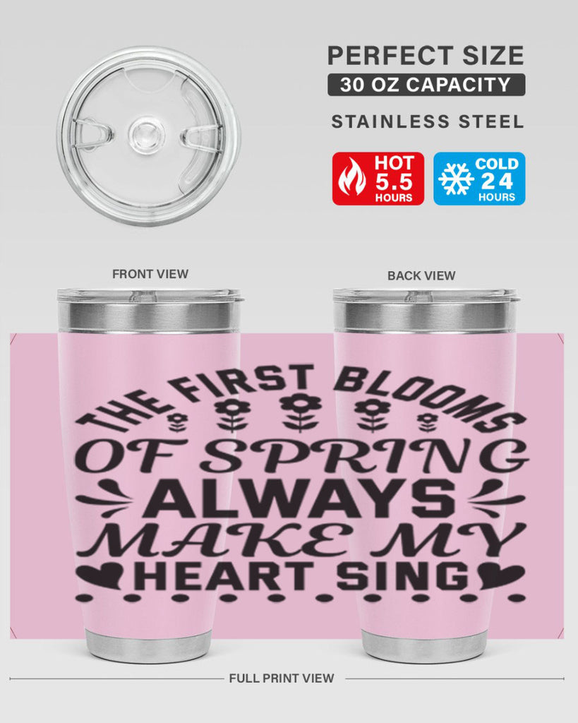 The first blooms of spring 549#- spring- Tumbler