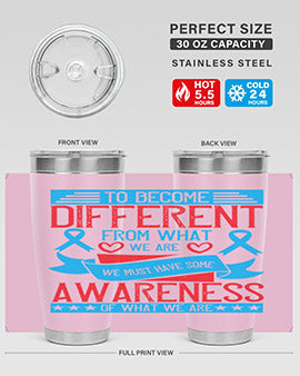 To become different from what we are we must have some awareness of what we are Style 11#- self awareness- Tumbler