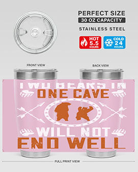 Two bears in one cave will not end well 34#- Bears- Tumbler