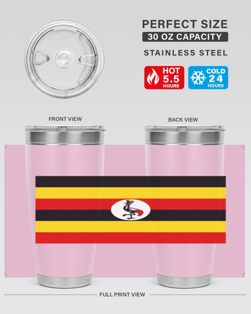 Uganda 14#- world flags- Tumbler