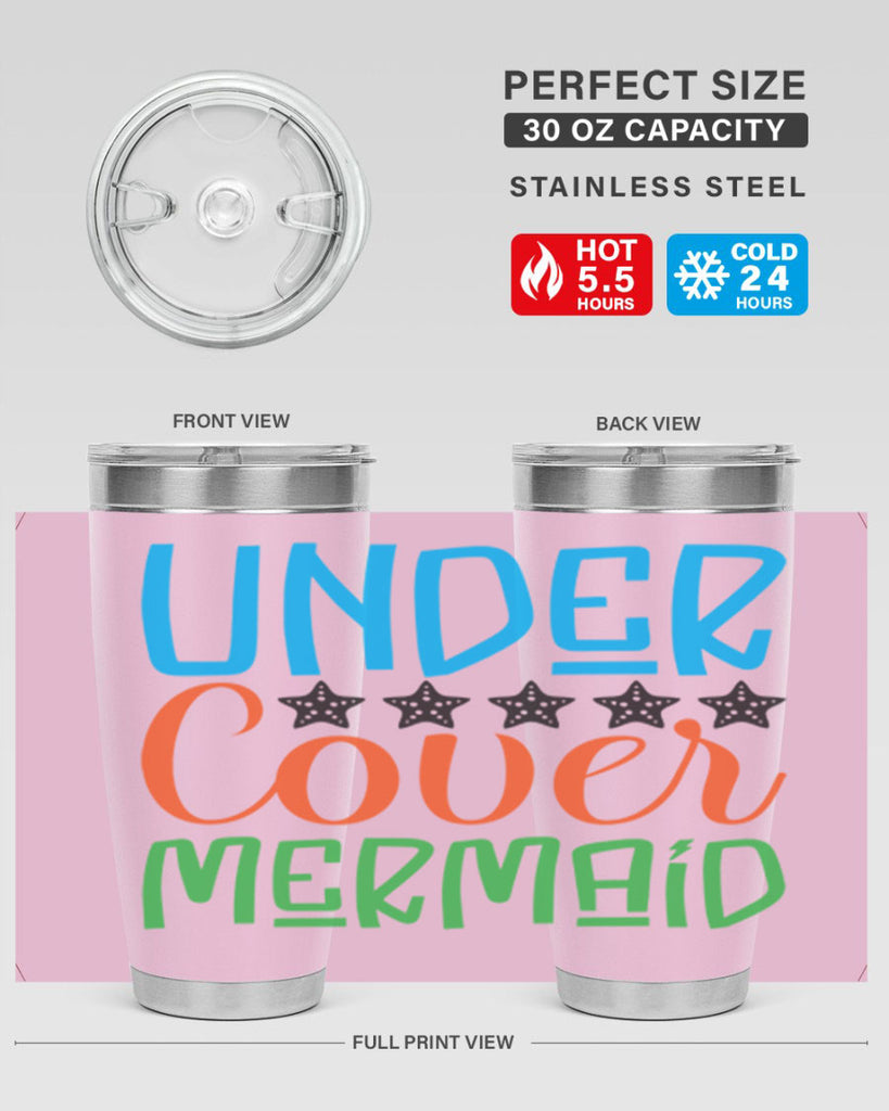 Under Cover Mermaid 648#- mermaid- Tumbler