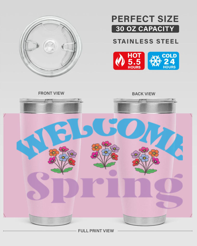 Welcome Spring  600#- spring- Tumbler