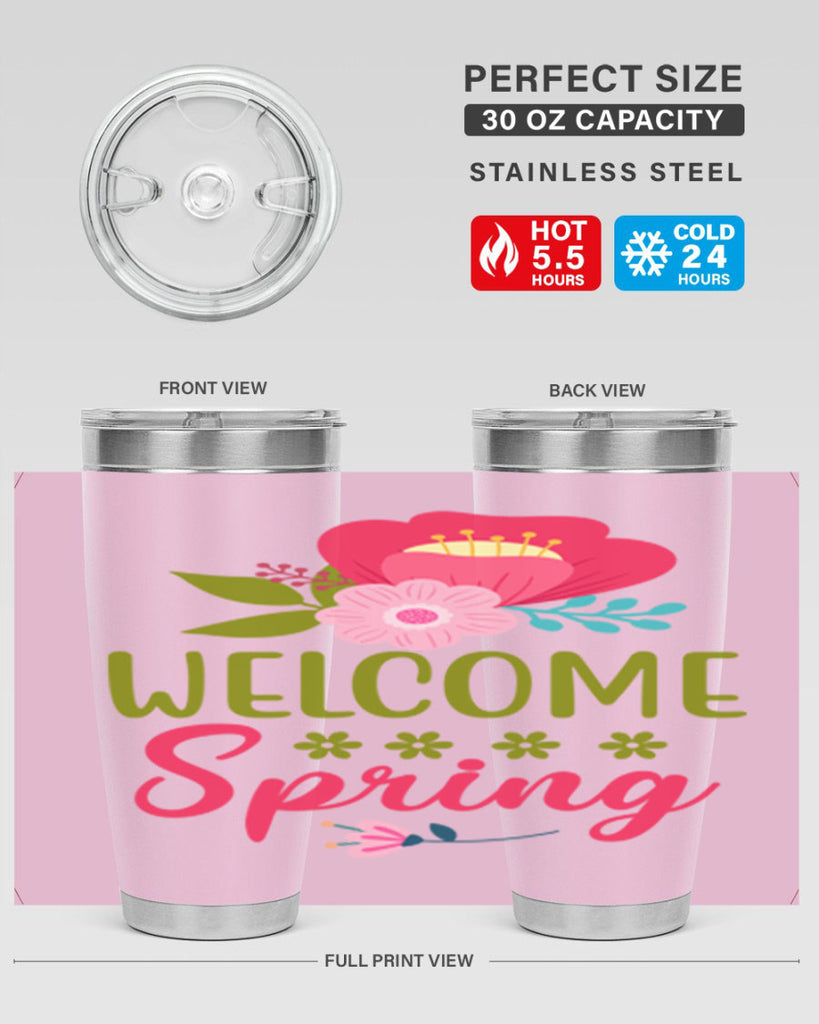Welcome Spring 582#- spring- Tumbler