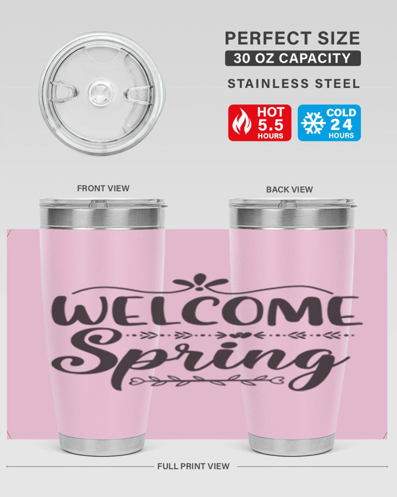 Welcome spring 576#- spring- Tumbler