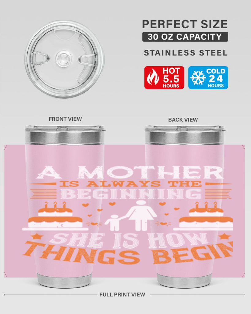 a mother is your first friend 12#- mothers day- Tumbler