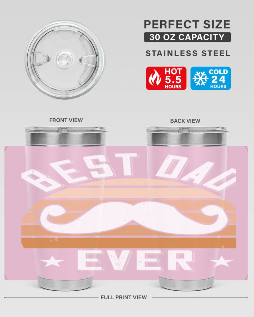 best dad ever 124#- fathers day- Tumbler