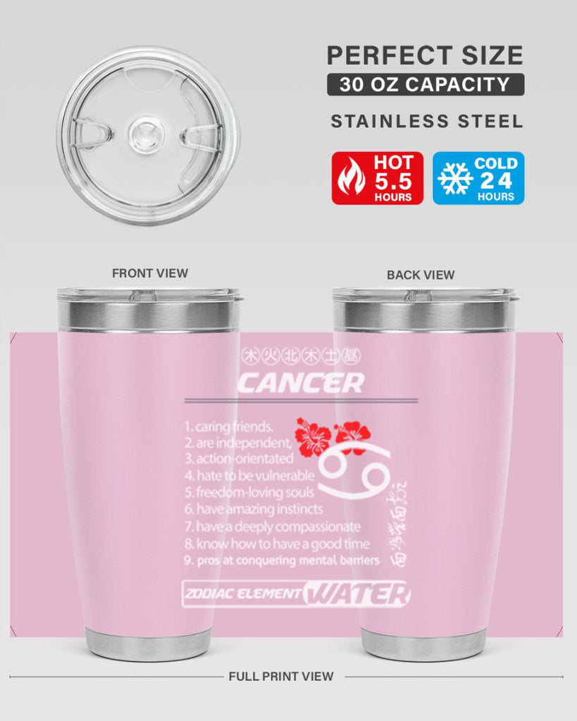 cancer 175#- zodiac- Tumbler