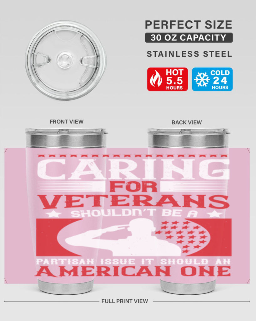 caring for veterans shouldn’t be a partisan issue it should an american one 68#- Veterns Day- Tumbler