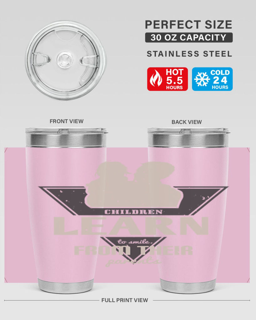 children learn to smile 250#- fathers day- Tumbler