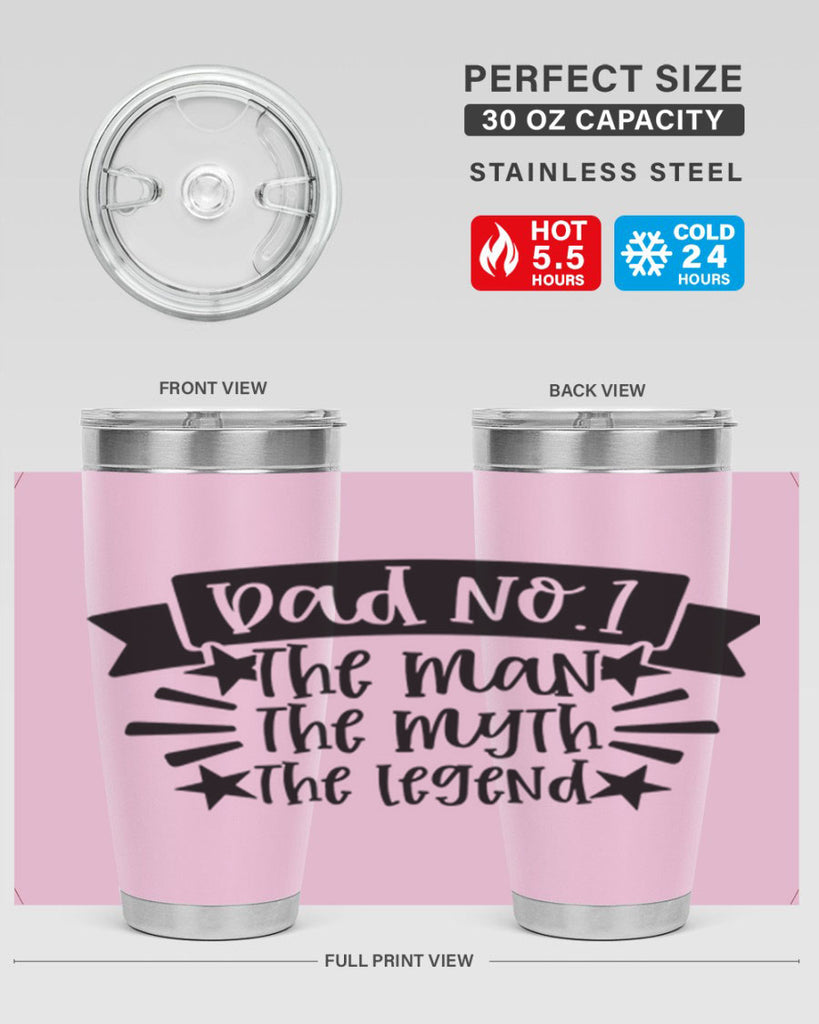 dad no the man the myth the legend 62#- fathers day- Tumbler