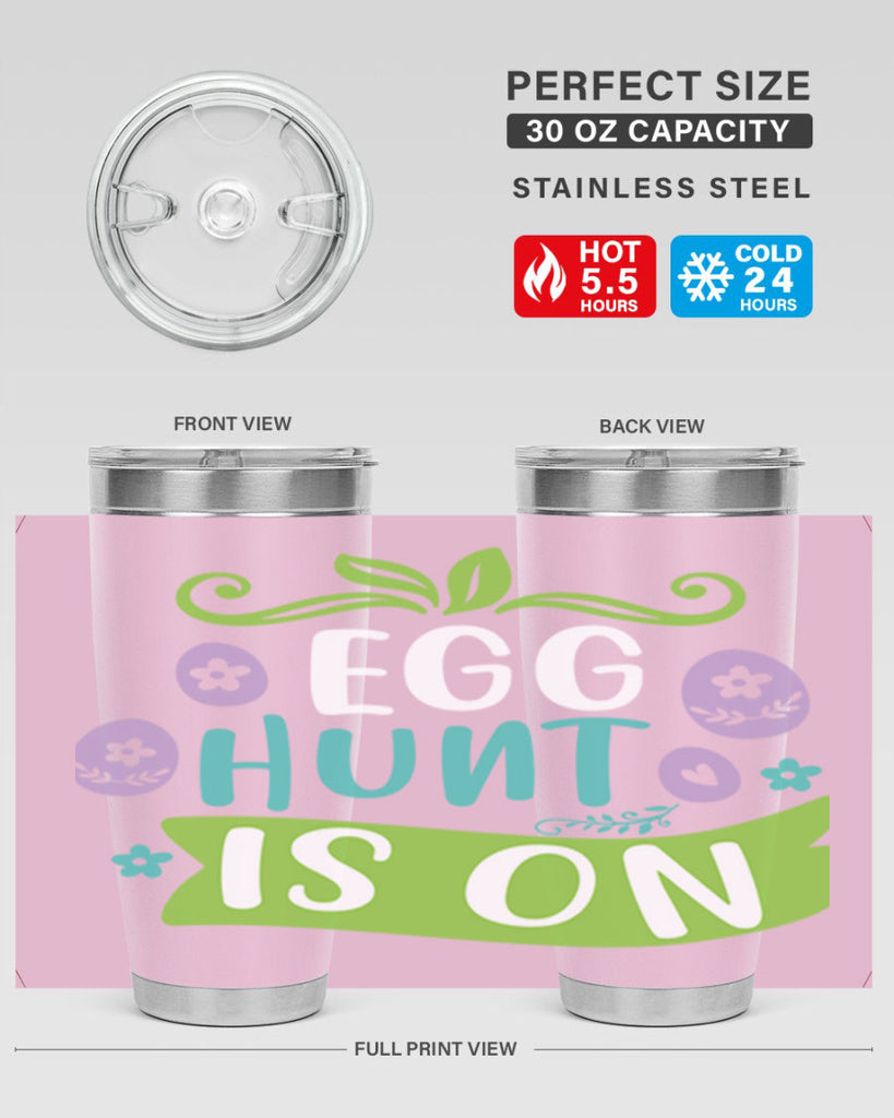 egg hunt is onn 95#- easter- Tumbler