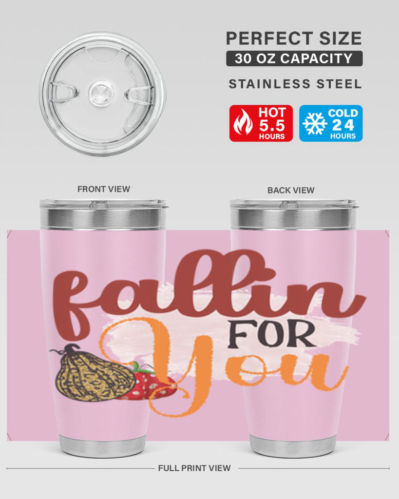 fallin for you 167#- fall- Tumbler