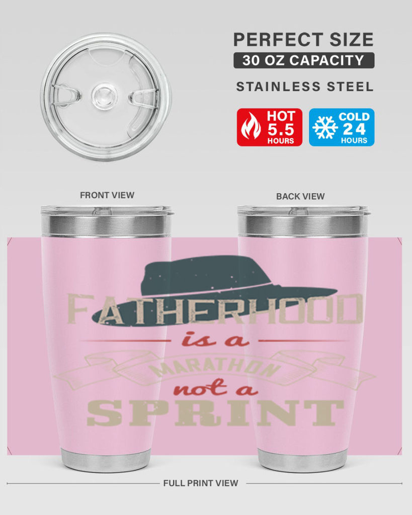 fatherhood is a marathon 227#- fathers day- Tumbler