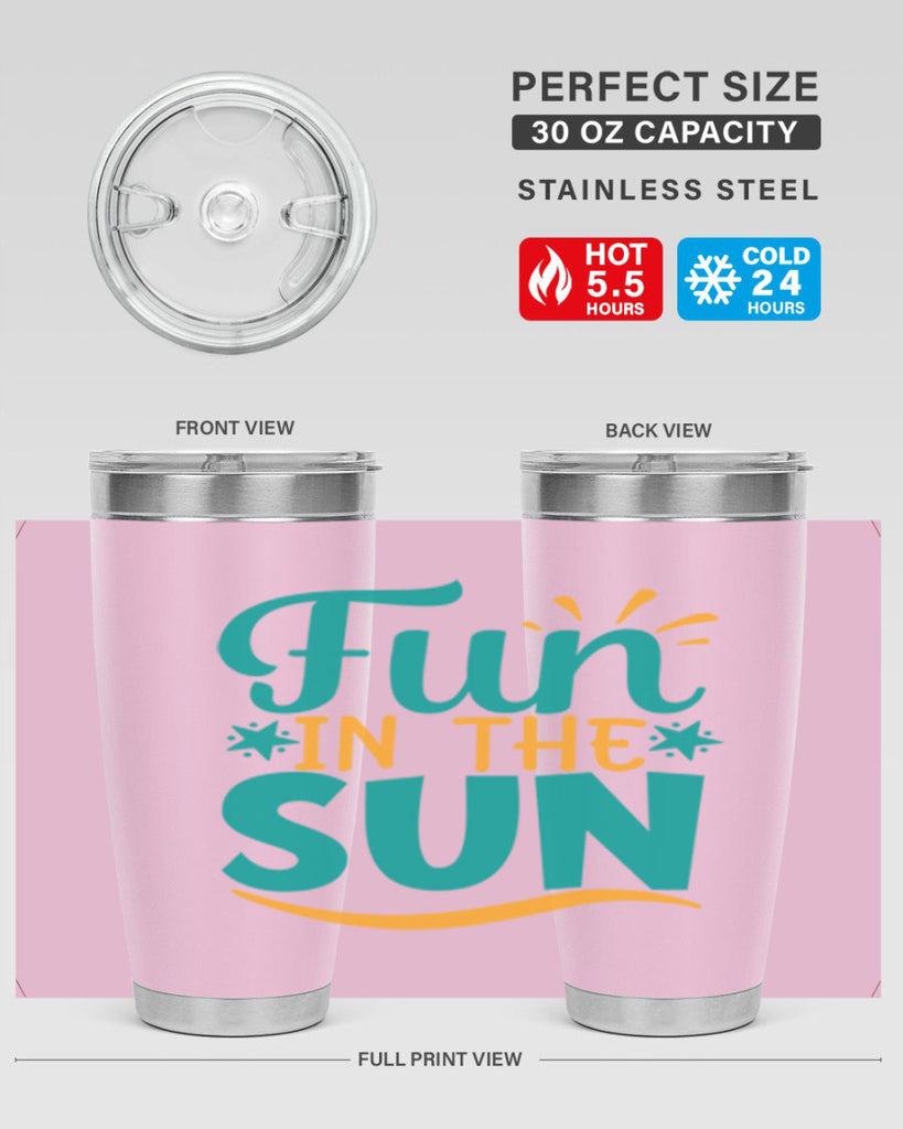 fun in the sun Style 103#- summer- Tumbler