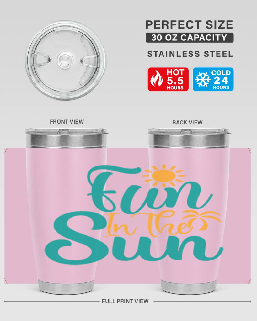 fun in the sun Style 104#- summer- Tumbler