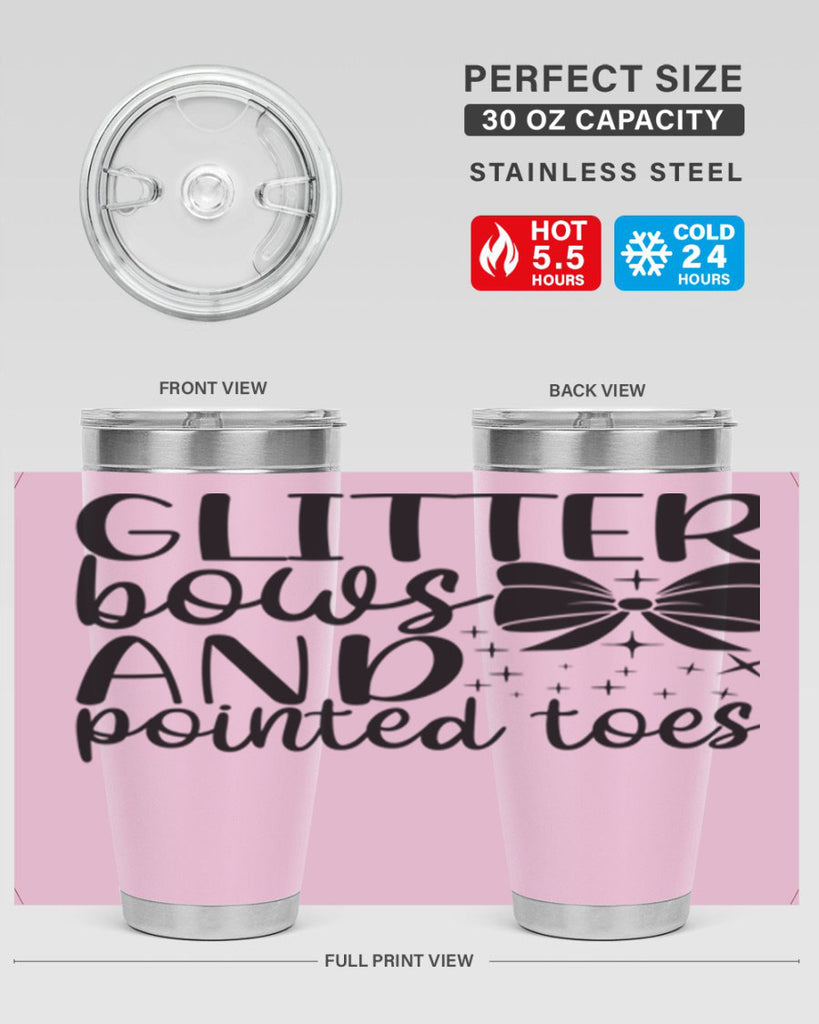 glitter bows and pointed toes44#- ballet- Tumbler