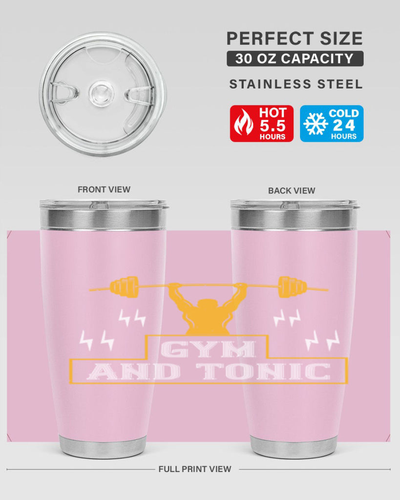 gym and tonic 100#- gym- Tumbler